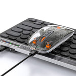 LinkMejor MK781 Wireless Keyboard Mouse Kit Silent Design Dual-mode Scissor-Foot Structure 2.4G & bluetooth 75% 78-Key Layout Ultra Slim Appearance