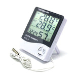 HTC-1 HTC-2 LCD Electronic Digital Temperature Humidity Meter Home Thermometer Hygrometer Indoor Outdoor Weather Station Clock
