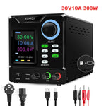 LinkMejor Programmable DC Power Supply Adjustable 305/3010/605/1203 with HD 4-Digit Color Display Precise Encoder Knobs USB Port Smart Cooling Fan