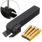 LinkMejor 1616-2 16*16*100mm Lathe Turning Tool Holder With 4pcs MGMN200 Insert