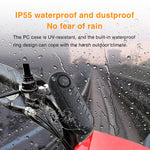 LinkMejor 110dB Anti-Theft Bicycle Alarm Adjustable Volume Vibration Remote Waterproof Alarm for Motorcycles Electric Vehicle