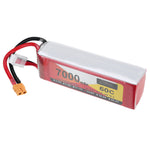 LinkMejor Power 14.8V 7000mAh 60C 4S LiPo Battery XT60 Plug for RC Racing Drone