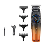 LinkMejor MS-5601 Hair Clipper for Men With Fade Design LED Display Cordless USB Rechargeable Stainless Steel Blades 1800mAh Battery