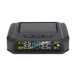Solar-Powered Wireless TPMS 433.92MHz LED Display Car Tire Pressure Monitoring System with 4 Sensors Real-time Monitoring