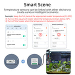 Tuya Smart WiFi /Zigbe Temperature Sensor -20°C to 105°C Remote Monitoring Alarm Alerts Smart Home Thermometer Smart Life APP
