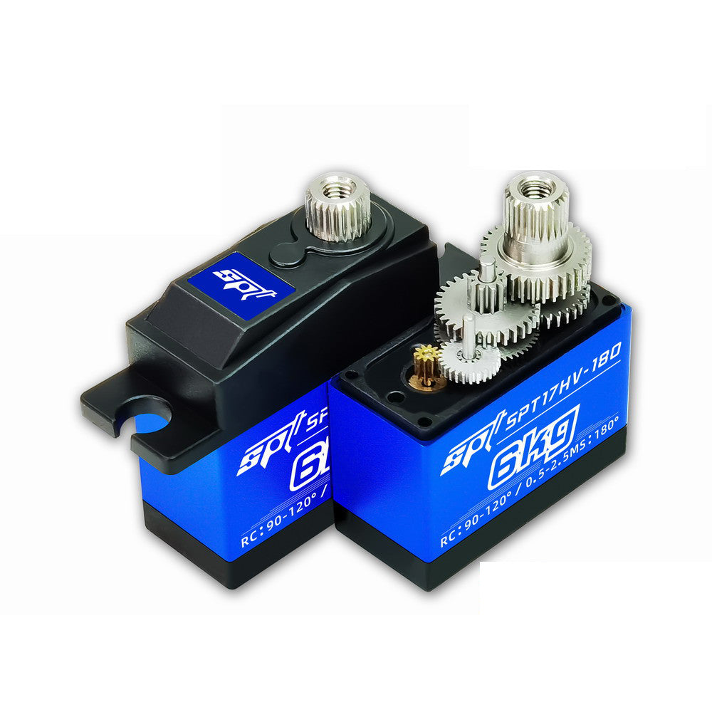 LinkMejor SPT17HV-180 180° 6KG Metal Gear Micro 17g Servo For 1:10 MJX 14303 RC Car Shift Lock 1:16 1:18 Steering Fix-Wing Robotic