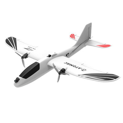 LinkMejor Flying Fish 650mm Wingspan Sub-250 Grams Dual-Engine Mini Wing EPP FPV RC Airplane Glider Flying Wing Aircraft PNP/FPV