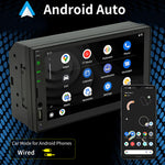 FX2 Car Multimedia Player 7 Inch Screen MirrorLink Android Auto Apple CarPlay Bluetooth GPS Navigation FM Radio 2 Din MP5 Player Head Unit