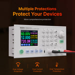LinkMejor RD6012H Buck Boost DC Power Supply 60V 12A 720W 2.4 Inch Color HD Display PC Software Control