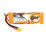 LinkMejor GNB 7.4V 5000mAh 40C 2S LiPo Battery T Plug / XT60 Plug for 1/10 and 1/8 scale RC Hobby Models RC Car Boat