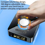 Bakeey M5 Digital Display bluetooth V5.0 Audio Transmitter Receiver Wireless 3.5mm Aux / 2RCA Audio Adapter / Support USB Disk TF Card For TV PC Speaker Car Sould System Home Sound System