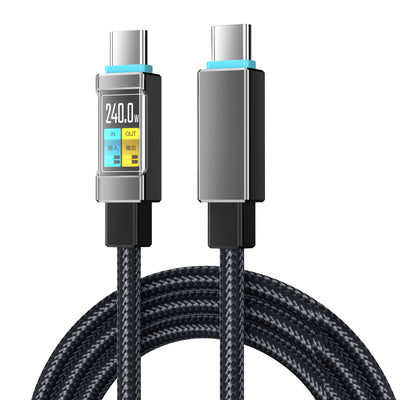 PD240W Type-C to Type-C Cable PD Fast Charging Data Transmission Copper Core Line 1.5M Long for iPhone 17 17Pro 16 Pro Max 15 for Xiaomi 17pro for Huawei Mate XTs for OPPO for VIVO