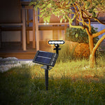 10W LED Solar Landscape Spotlight Outdoor IP55 Waterproof Adjustable 150° Angle 10W LED Auto On/Off Garden Pathway Lighting