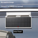 Solar-Powered Light-Controlled Exhaust Fan Dual-fan Car Cooling Powerful Air Circulation for Sedans SUVs Van Trucks