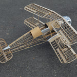 LinkMejor Bucker Bu133 1/5 Scale 1320mm Wingspan Balsawood RC Airplane Biplane Fixed-wing KIT