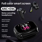 C11 Touch Screen bluetooth 5.4 Headset Wireless AI Translation Earphone HiFi Surround Sound 24H Playback In-ear Sports Headphones