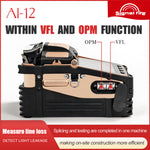 LinkMejor FIRE AI-12 Optical Fiber Fusion Splicer 6 Motors Core Cladding Alignment 5 Inch Touchscreen 7800mAh Battery Bluetooth 4.2 Optical Power Meter VFL