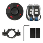 2023 Bike Alarm Light 700mAh Battery 4 Flashing Modes 110dB High Sound Bicycle Bell Horn Anti-theft Electric Waterproof Alarm with Remove Control for Cycling