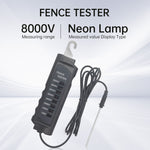 FT-891 Fence Ranch Voltage Tester 700V-8000V Ranch Farm Fence Pressure Gauge Detector Portable Fencing Energizer Voltage Meter