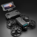 LinkMejor M8 WiFi FPV with Folded 4.3" LCD Screen Controller HD Camera Servo Gimbal Optical Flow Hover Brushless LED Foldable Pocket RC Drone Quadcopter RTF