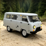 LinkMejor C-104 1/12 2.4G 4WD RTR Full-Scale OFF-Road Van Truck RC Car Vehicle Models Toy w/ Light Full Proportional Control UAZ-452 Bread Loaf Officially Licensed