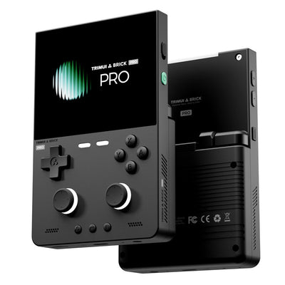 [256G] TRIMUI Brick Pro TG4040 17000+ Games Retro Handheld Game Console 3.95-inch IPS Screen 5000mAh Battery Dual Hall Joysticks CNC Metal Body Linux Open Source Emulator Portable Gaming Device