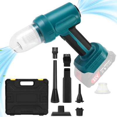 33000RPM Cordless Brushed Motor Vacuum Cleaner 250W High Suction Power Lightweight Design 21V Rechargeable Dry Cleaning Compact Dust Remover Portable Handheld Vacuum