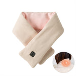 LinkMejor USB Charging Heated Scarf 3 Settings Temperature Levels Soft Comfy Fabric Thermal Electric Heating Neck Wrap