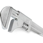 9"/11"/15" Adjustable Automotive Wrench Smooth Jaws Wide Jaw Capacity Alloy Steel Chrome-Plated Finish Slim Profile for Tight Spaces Rust and Corrosion Resistance