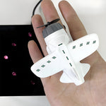 LinkMejor Cute Maglev Mini Aircraft Creative Clock Desktop Ornaments Decorative Toys Science Discovery Toy