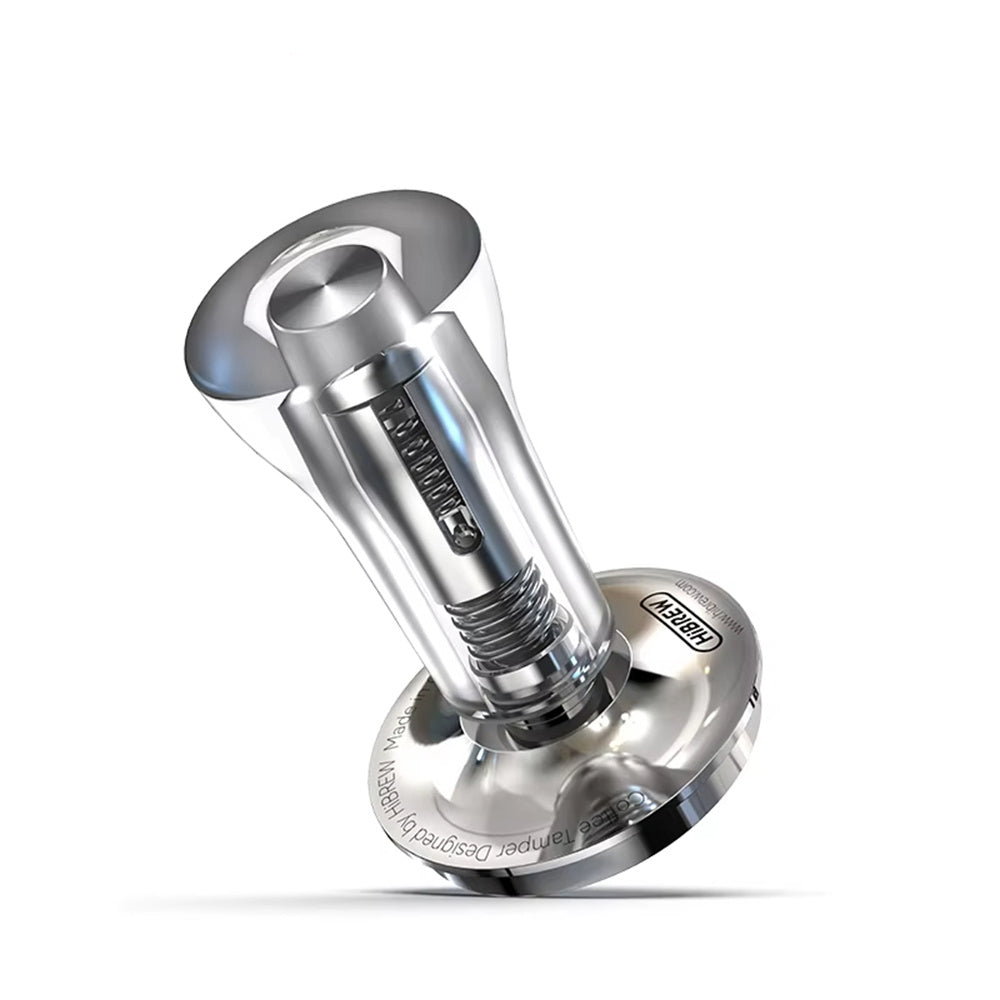 HiBREW 3 in 1 Constant Pressure Coffee Tamper 51mm 54mm 58mm Powder Press with Calibrated Spring Barista Pro Stainless Steel