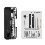LinkMejor 14-in-1 Flip-top Mini Multifunctional Wrench Tools Set Portable Bike Allen Key Tyre Lever Quick Release Wrench Gadgets Bicycle Repair Kits