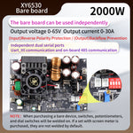 Sinilink XY6530S CNC DC Buck Power Supply 2000W Adjustable Constant 0-65V 0-30A High Power LCD Screen Solar MPPT Charging Protection