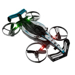 LinkMejor L1 PRO 2-IN-1 Land Air Flying Racing Drift Car Altitude Hold Mode Tumbling Stunts 2.4G Remote Control Toys Kids Gifts RC Drone Quadcopter RTF