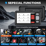 LinkMejor S608 OBD2 Scanner Automotive Diagnostic Tool 4 System Diagnosis 9 Resets Bi-Directional Control CANFD Lifetime Free Update Professional Car Code Reader