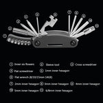 LinkMejor 21 in 1 Bicycle Repair Tool Kit Foldable Hex Wrench for MTB Mountain Road Bike Screwdriver Multi Function Tools Set