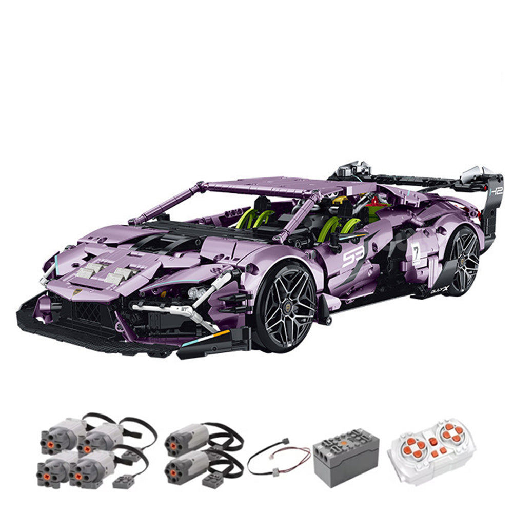 LinkMejor 10653 for Revuelto MOC Technology 1/10 Creative Supercar Model Building Block Remote Control Car 2074Pcs City DIY Brick Adult Toy Gift