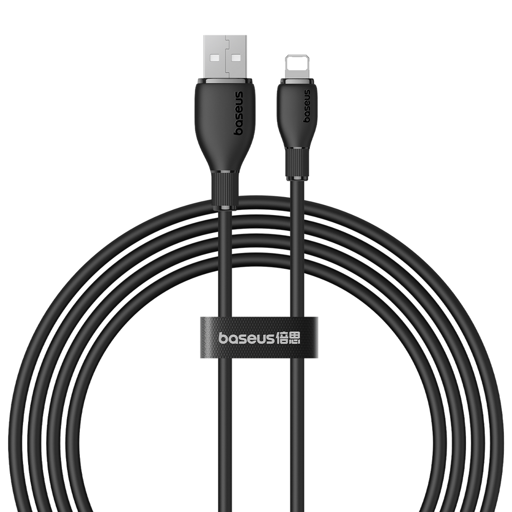Baseus Ultra-Fast 2.4A USB-A to iP Cable Fast Charging Data Transmission Copper Core Line 1M/2M Long for iPhone 14 14Pro 13 12 Pro Max