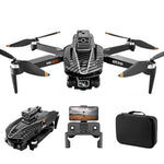 LinkMejor A16 PRO MAX GPS 5G WiFi FPV with HD Dual Camera Servo Gimbal 360° Intelligent Obstacle Avoidance Optical Flow Hover Brushless Foldable RC Drone Quadcopter RTF