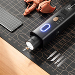 Jakemy JM-Y10 PRO Ultrasonic Cutter and Polisher 35W 40kHz Precision Cutting Dual Function Jakemy Z-26 Rotatable Cutting Support Stand Safety Design for Metal Wood Plastic Crafts
