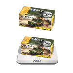 Q246 RTR 1/64 2.4G 2WD Mini RC Car Military Off-road Alloy Body LED Light Automatic Demo Mode Desktop Portable Vehicles Models Toys