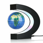 LinkMejor Magnetic Floating Levitating Globe World Map with LED light Educational Gifts for Kids Students Birthday Gifts Gadgets for Teens Christmas Gifts