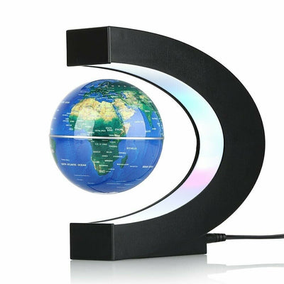 LinkMejor Magnetic Floating Levitating Globe World Map with LED light Educational Gifts for Kids Students Birthday Gifts Gadgets for Teens Christmas Gifts