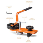 Deck Lever Tool Board Bending Straightening Locking Composite Material Multi Joist Compatibility Grooved Deck Fastening Dense Hardwood Pressure Treated Wood Installation Tool Lightweight Sturdy