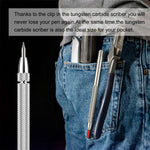 2PCS Tungsten Carbide Scriber with Magnet Engraving Pens with 10 Replacement Marking Tips for Glass/Ceramics/Metal Sheet