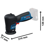 LinkMejor 12V-77 Professional Polisher 12V Brushless Motor 77mm Backing Pad