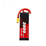 BT 7.4V 11.1V 3000mAh 25C 2S 3S LiPo Battery T XT60 XT90-S Plug for RC Car / RC Drone