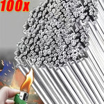 Boxed 100pcs Low Temperature Aluminum Welding Wire  1.6mm Diameter  33cm Length