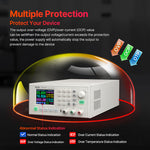 LinkMejor RD6018 1080W Assembled Set 60V 18A USB AC to DC Adjustable Step Down Voltage Lab Bench Power Supply Buck Converter