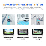 X20 4K Dual Dash Cam 4inch Touchscreen Car Camera with WiFi App 170° Wide Angle ADAS BSD Night Vision 24H Parking Monitor G-Sensor